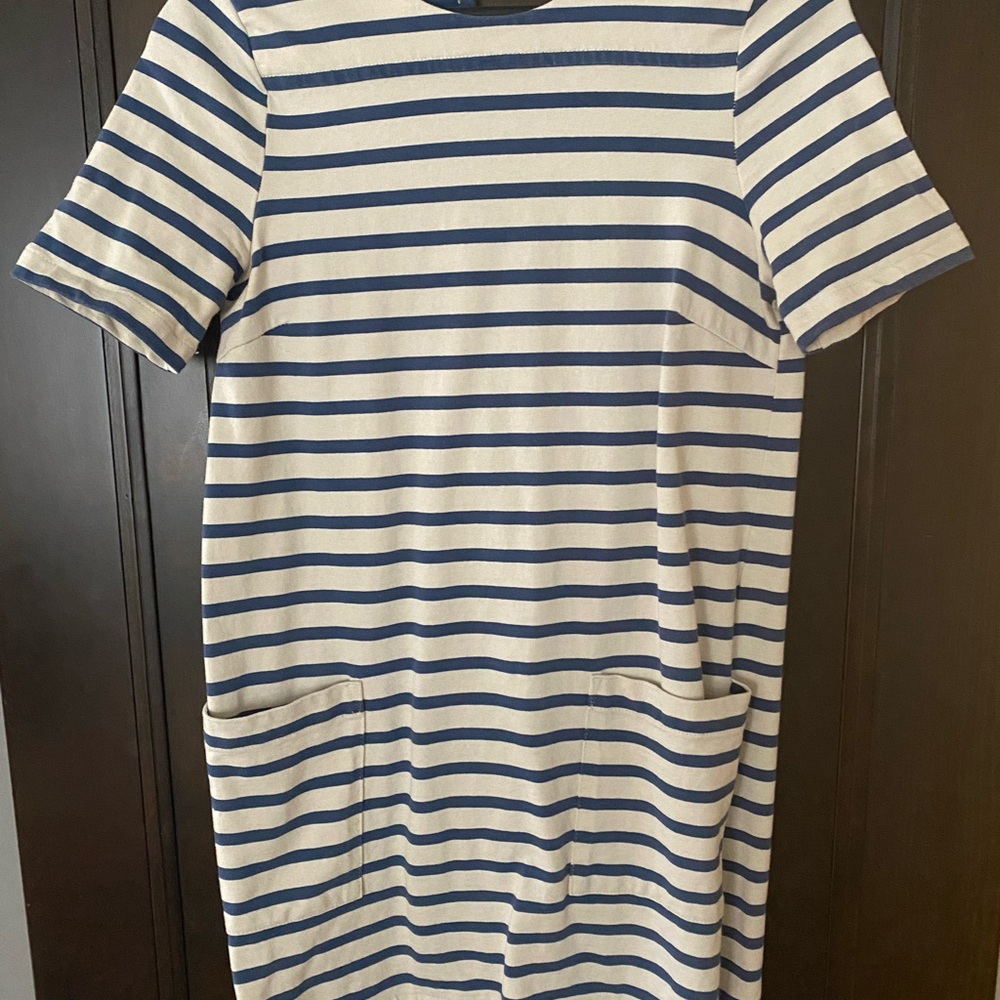 Marc By Marc Jacobs Blue and White Striped Dress